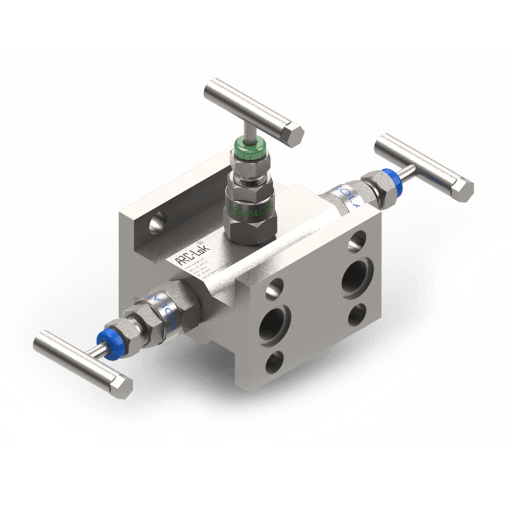 3 Way Manifold H Type Arcellor Controls