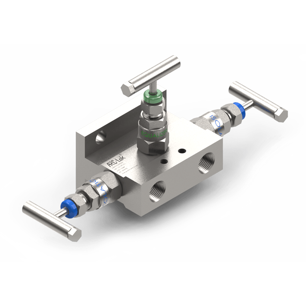 3 Way Manifold T Type Arcellor Controls