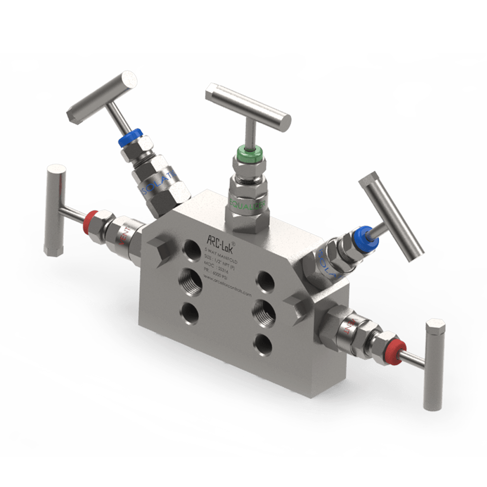 5 Way Manifold Coplanar Type Arcellor Controls